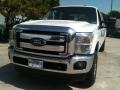 2012 Oxford White Ford F250 Super Duty Lariat Crew Cab 4x4  photo #3