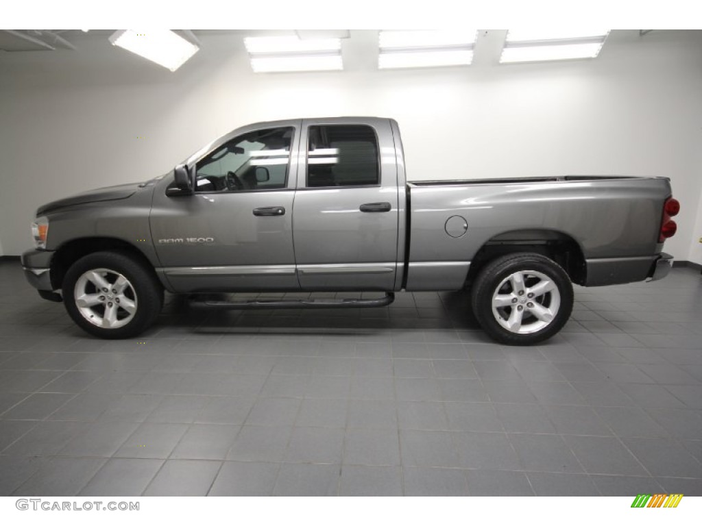 2007 Ram 1500 Big Horn Edition Quad Cab - Mineral Gray Metallic / Medium Slate Gray photo #2