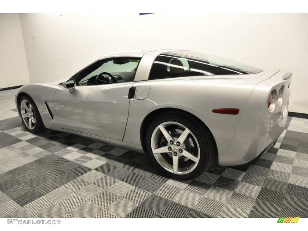 2005 Corvette Coupe - Machine Silver / Steel Grey photo #40