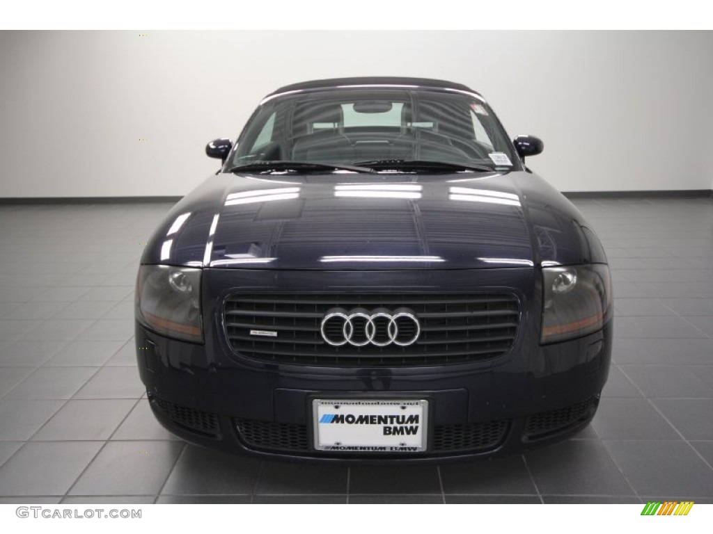 2002 TT 1.8T quattro Roadster - Moro Blue Pearl Effect / Aviator Grey photo #6