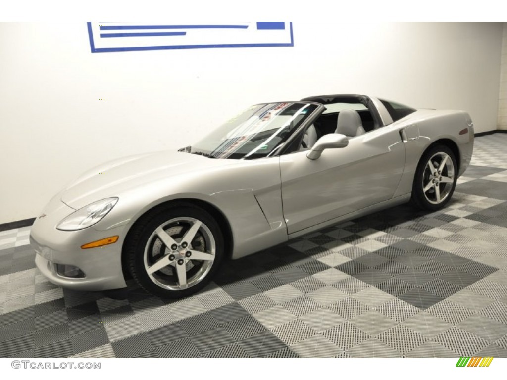 2005 Corvette Coupe - Machine Silver / Steel Grey photo #50