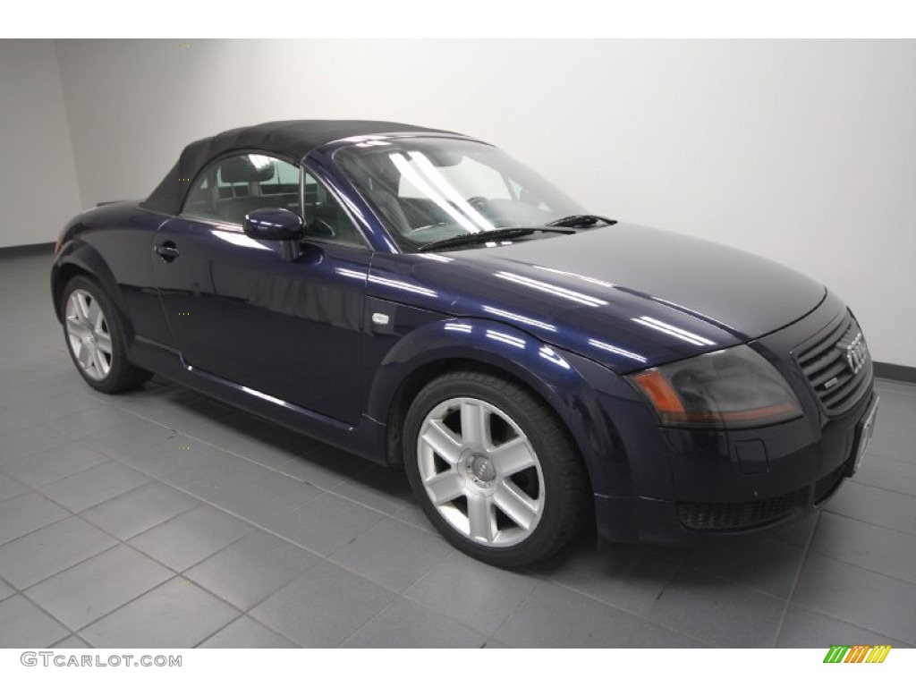 2002 TT 1.8T quattro Roadster - Moro Blue Pearl Effect / Aviator Grey photo #9