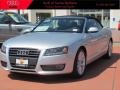 2012 Ice Silver Metallic Audi A5 2.0T Cabriolet  photo #1