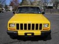 Solar Yellow 2001 Jeep Cherokee Sport 4x4 Exterior