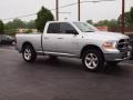 2010 Bright Silver Metallic Dodge Ram 1500 SLT Quad Cab 4x4  photo #2