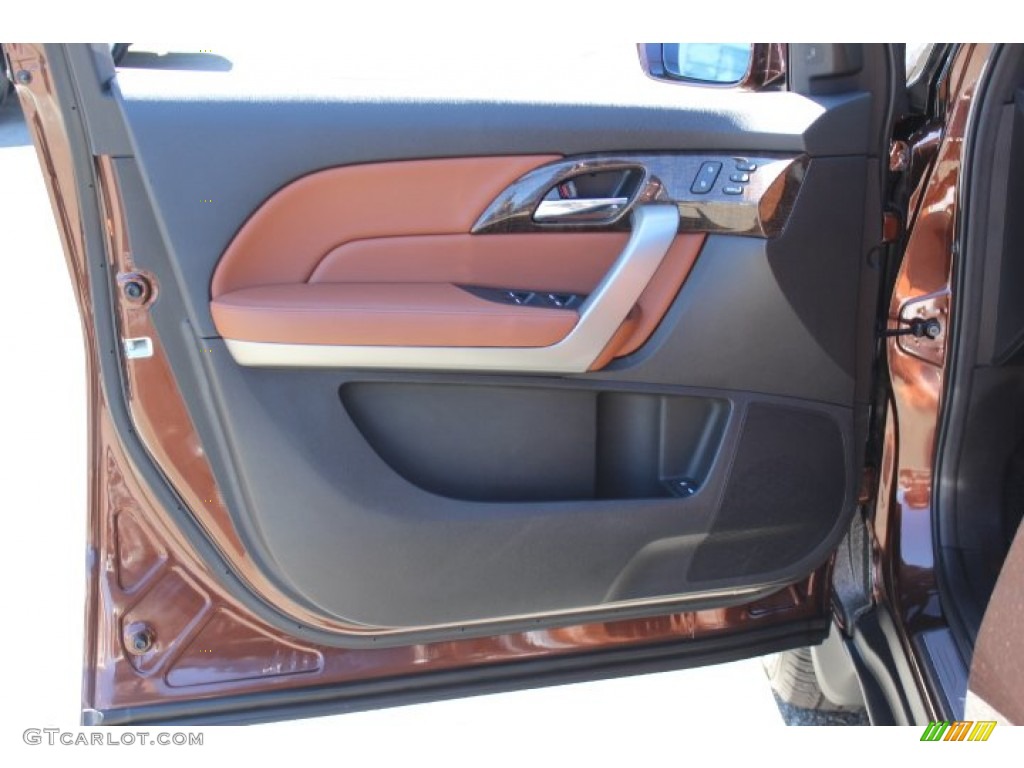 2011 Acura MDX Advance Umber Door Panel Photo #63475159