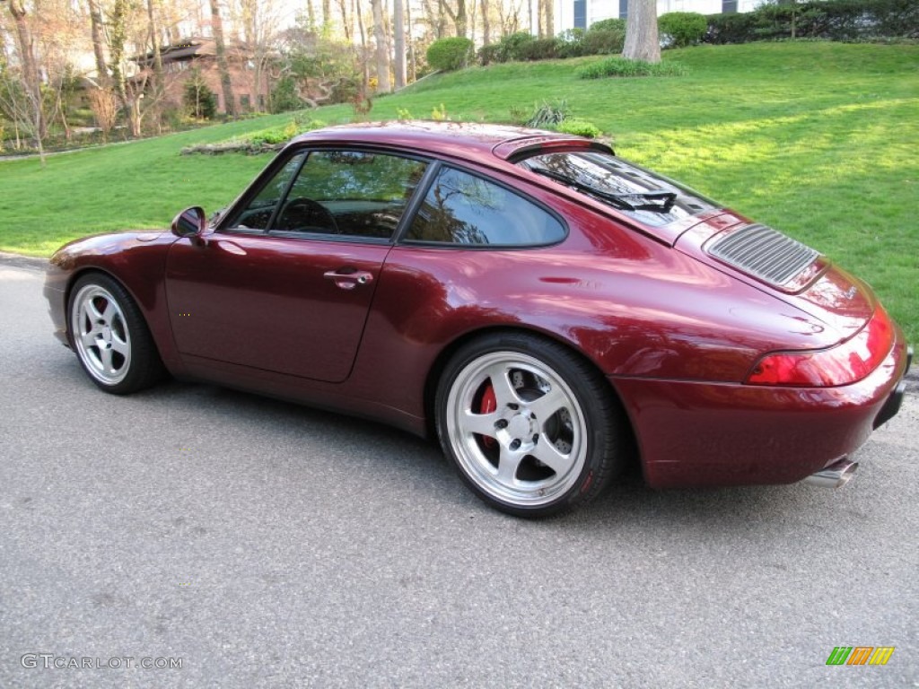 1996 911 Carrera - Arena Red Metallic / Cashmere Beige photo #4