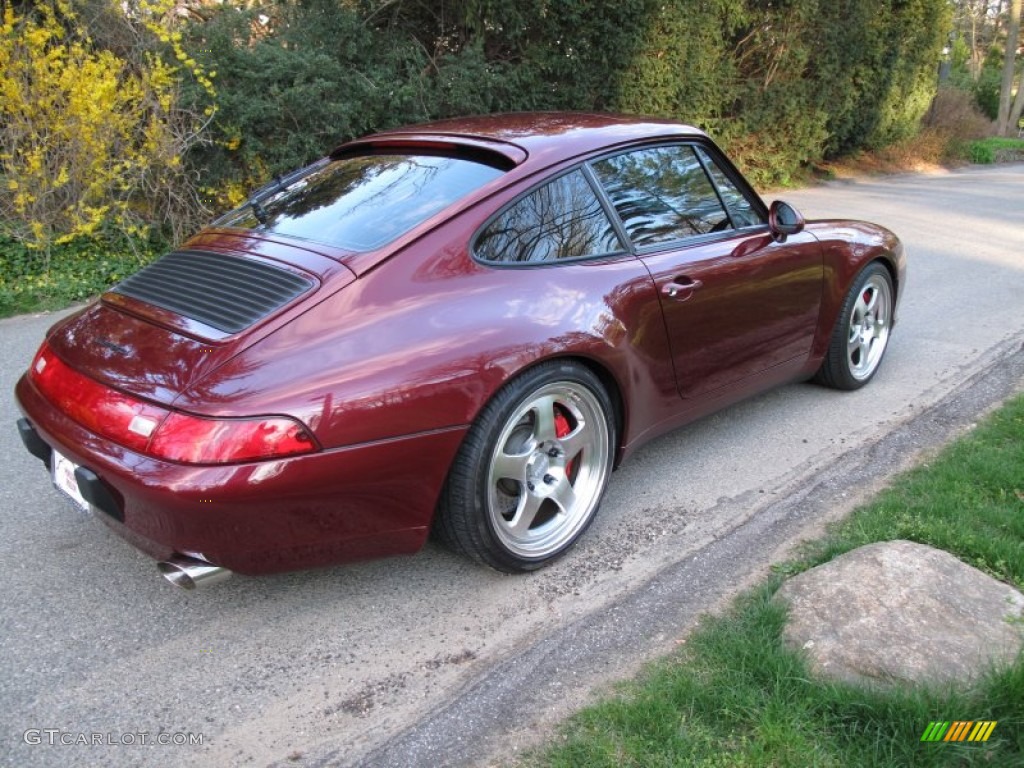 1996 911 Carrera - Arena Red Metallic / Cashmere Beige photo #6