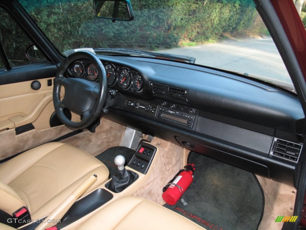 1996 911 Carrera - Arena Red Metallic / Cashmere Beige photo #16