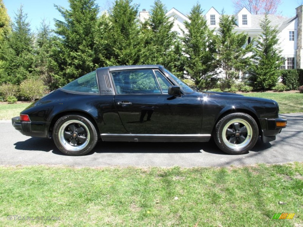 Black 1985 Porsche 911 Carrera Targa Exterior Photo #63476146