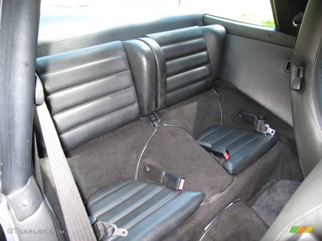 Black Interior 1985 Porsche 911 Carrera Targa Photo #63476256