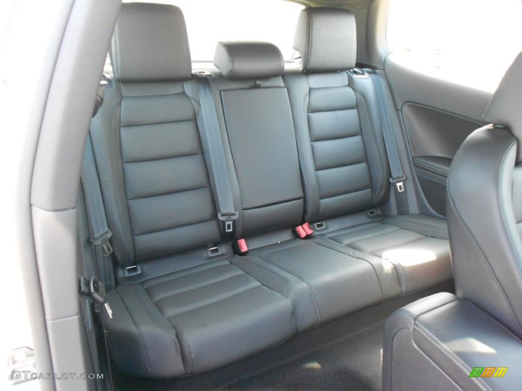 R Titan Black Leather Interior 2012 Volkswagen Golf R 2 Door 4Motion Photo #63476305