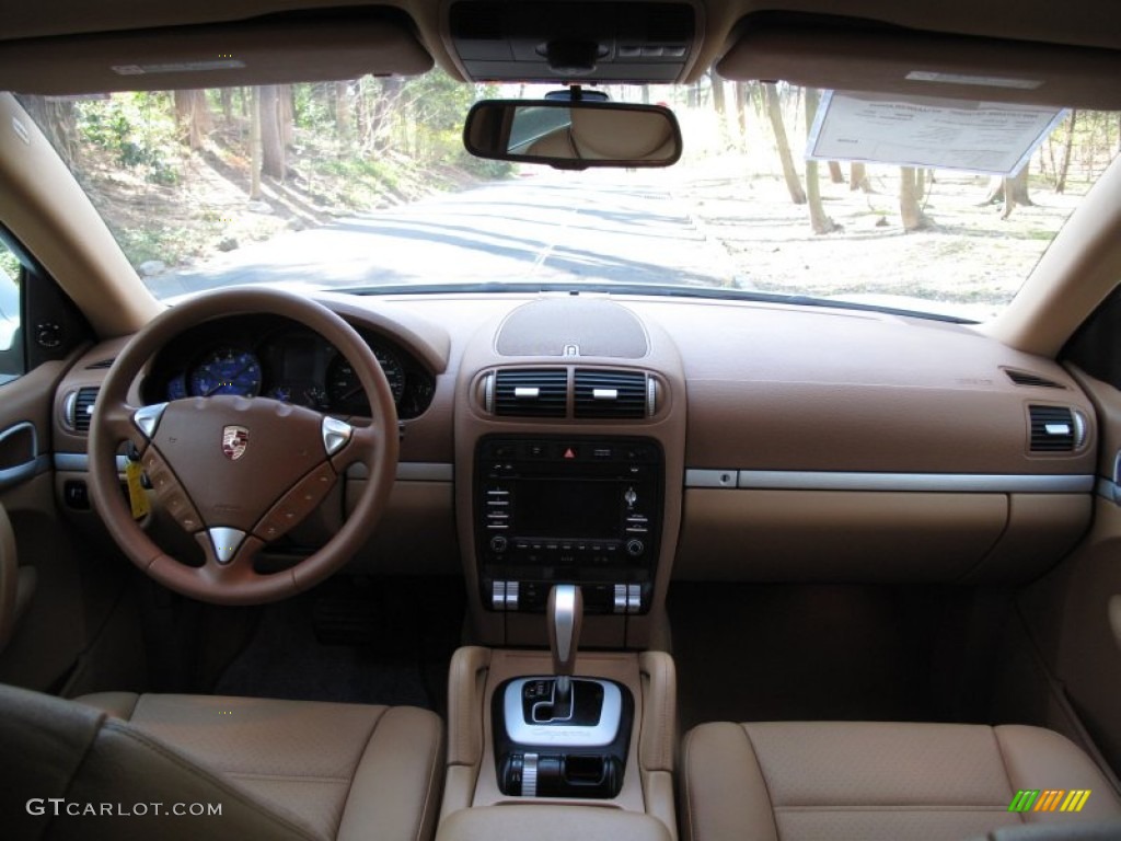2009 Porsche Cayenne Tiptronic Havanna/Sand Beige Dashboard Photo #63476392