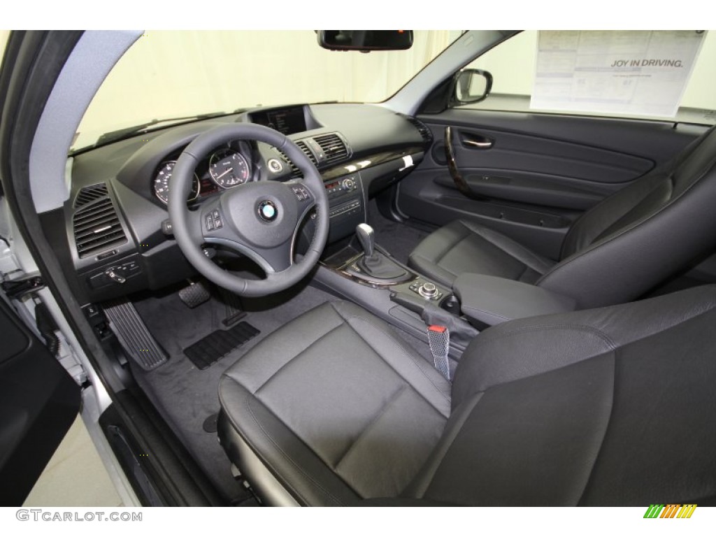 2012 1 Series 128i Coupe - Titanium Silver Metallic / Black photo #11