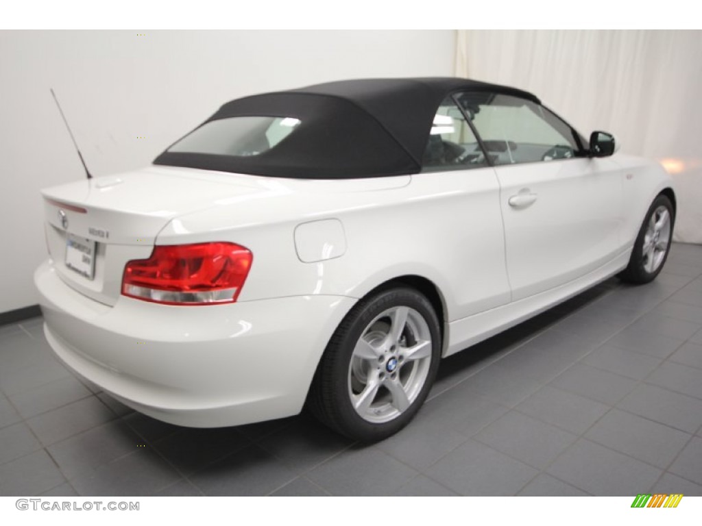 2012 1 Series 128i Convertible - Alpine White / Black photo #10