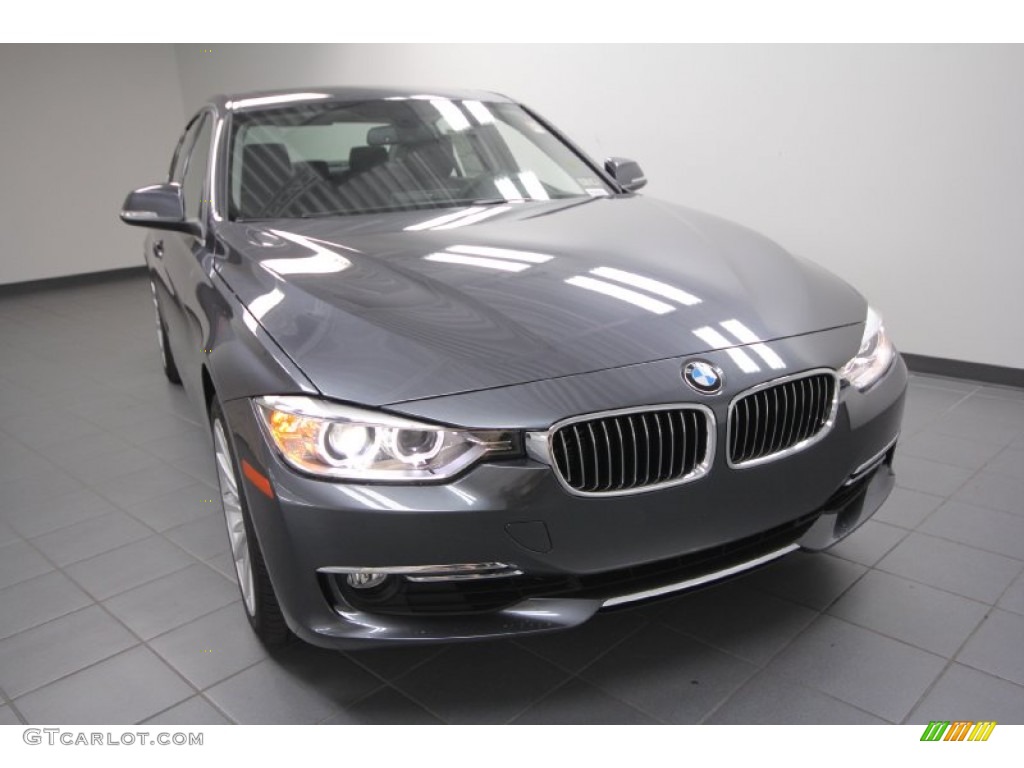 2012 3 Series 328i Sedan - Mineral Grey Metallic / Black photo #5