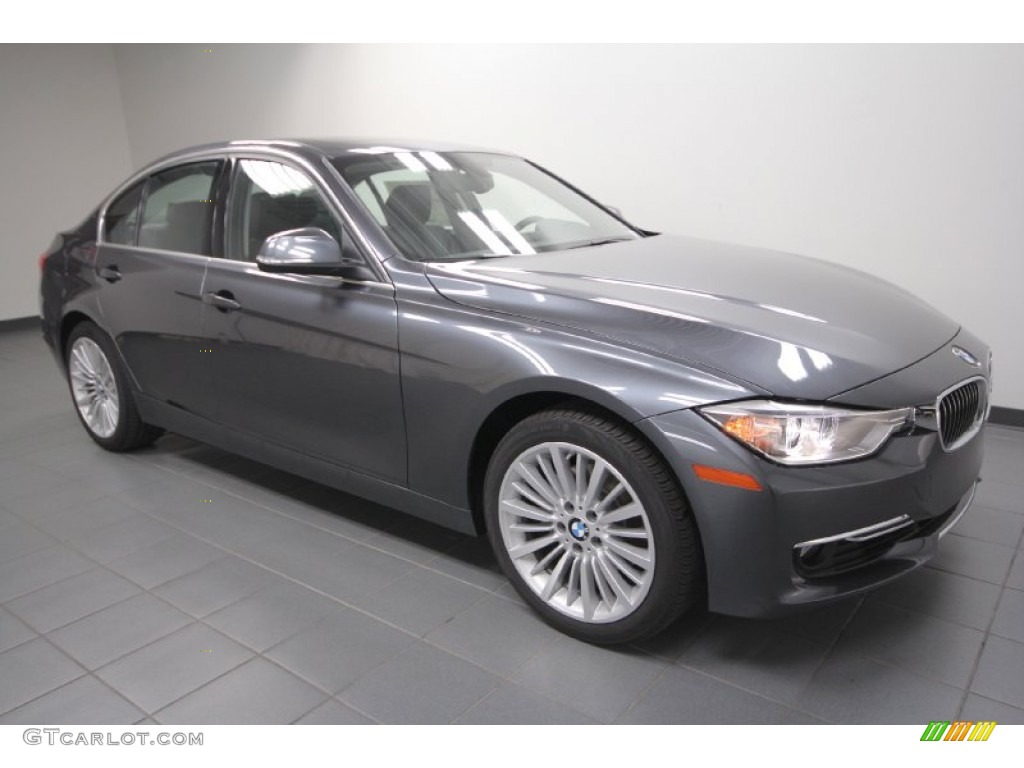 2012 3 Series 328i Sedan - Mineral Grey Metallic / Black photo #6