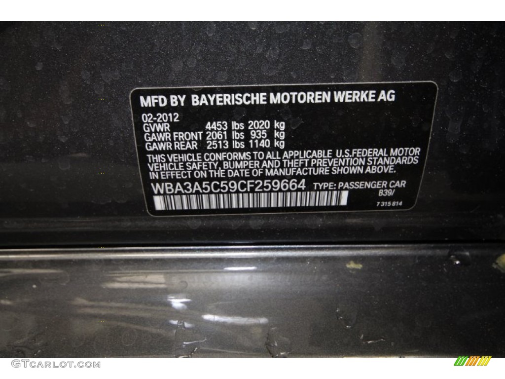 2012 3 Series 328i Sedan - Mineral Grey Metallic / Oyster/Dark Oyster photo #5