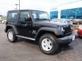 2009 Black Jeep Wrangler X 4x4  photo #2