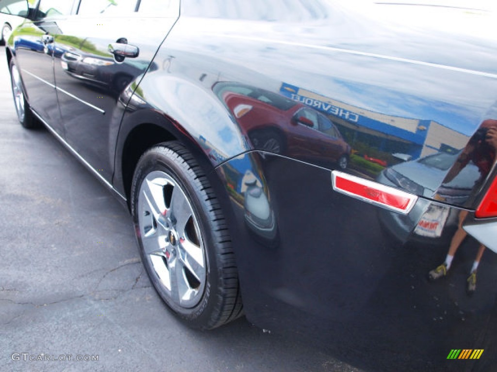 2008 Malibu LT Sedan - Black Granite Metallic / Titanium Gray photo #4