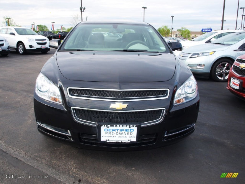 2008 Malibu LT Sedan - Black Granite Metallic / Titanium Gray photo #8
