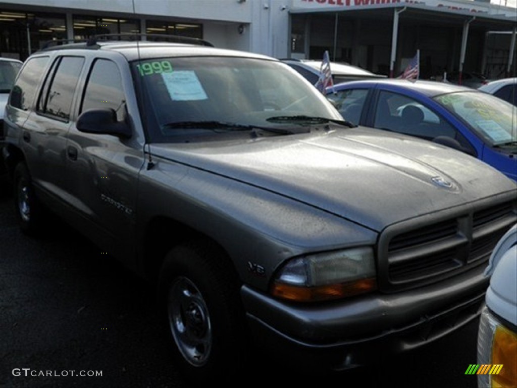 1999 Durango SLT - Bright Platinum Metallic / Camel/Tan photo #4