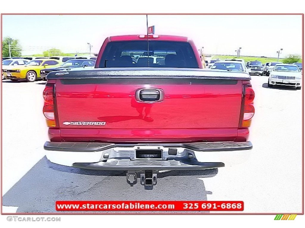 2007 Silverado 1500 Classic LT Crew Cab - Sport Red Metallic / Dark Charcoal photo #6