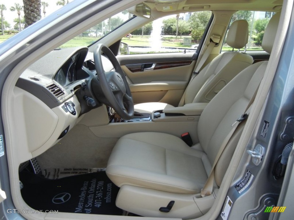 Almond/Mocha Interior 2010 Mercedes-Benz C 300 Sport Photo #63481399