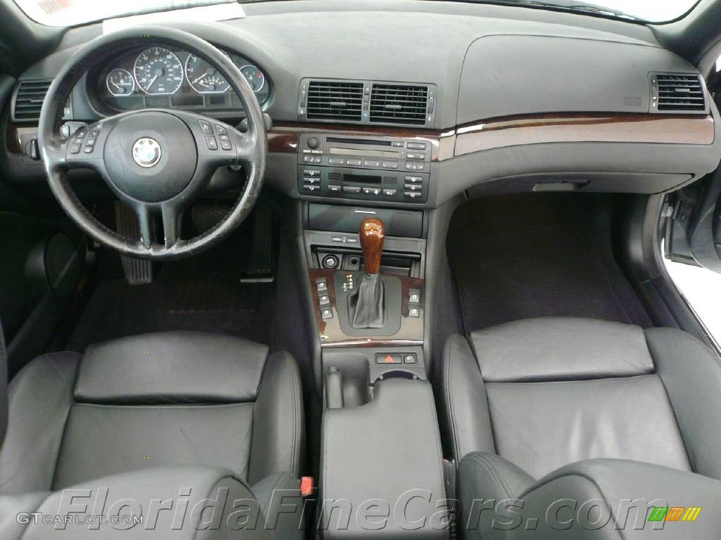 2001 3 Series 330i Convertible - Steel Grey Metallic / Black photo #15