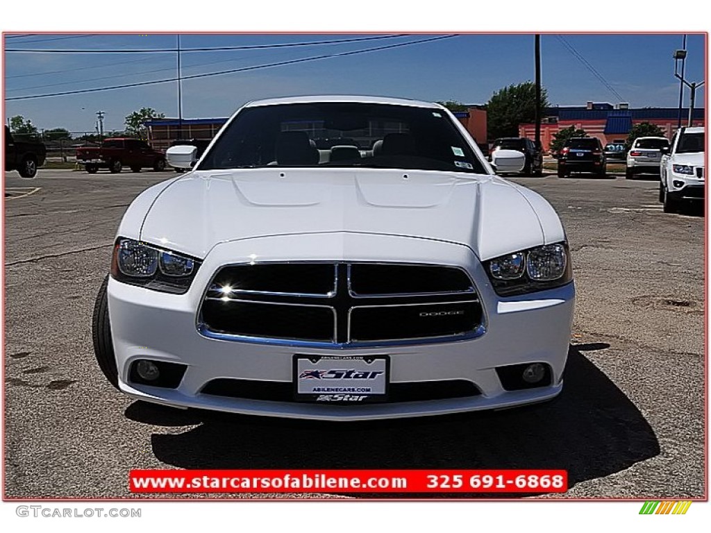 2011 Charger Rallye - Bright White / Black/Light Frost Beige photo #10