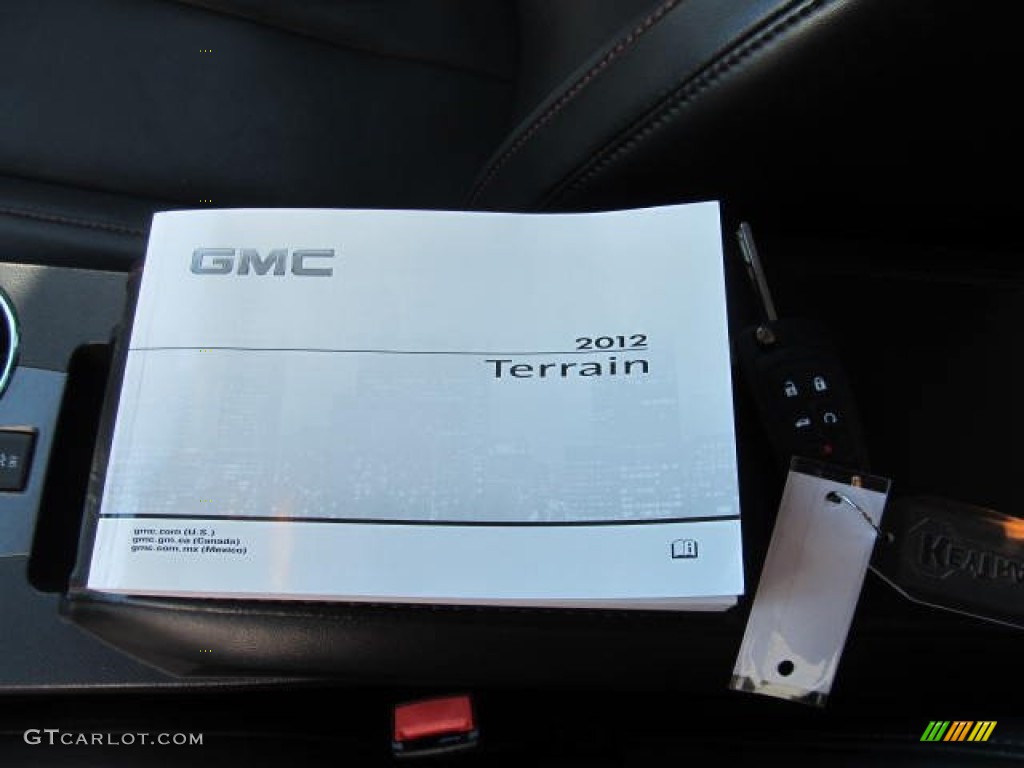 2012 Terrain SLT AWD - Carbon Black Metallic / Jet Black photo #23