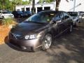 2010 Urban Titanium Metallic Honda Civic EX Sedan  photo #4