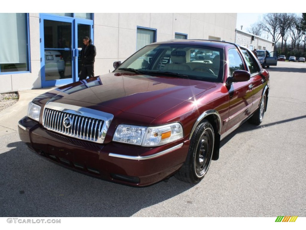 2006 Grand Marquis LS - Dark Toreador Red Metallic / Light Camel photo #3