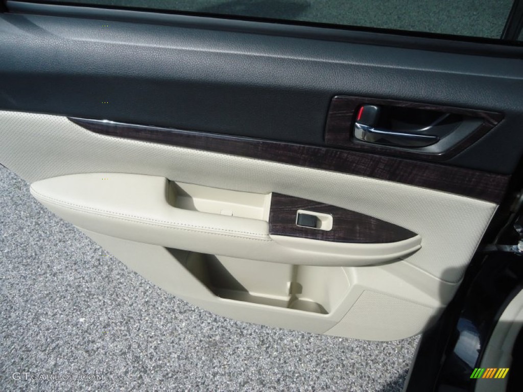 2011 Outback 2.5i Limited Wagon - Crystal Black Silica / Off Black photo #32