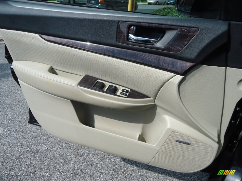 2011 Outback 2.5i Limited Wagon - Crystal Black Silica / Off Black photo #37