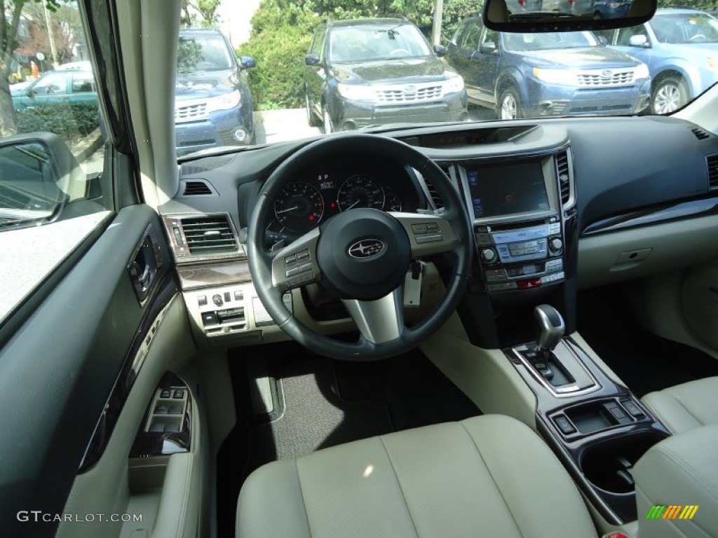 2011 Outback 2.5i Limited Wagon - Crystal Black Silica / Off Black photo #44