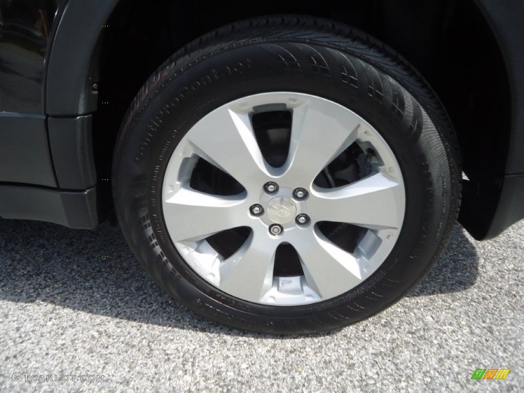 2011 Outback 2.5i Limited Wagon - Crystal Black Silica / Off Black photo #45