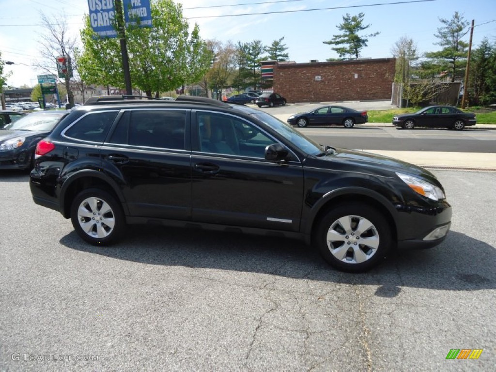 2011 Outback 2.5i Limited Wagon - Crystal Black Silica / Off Black photo #50