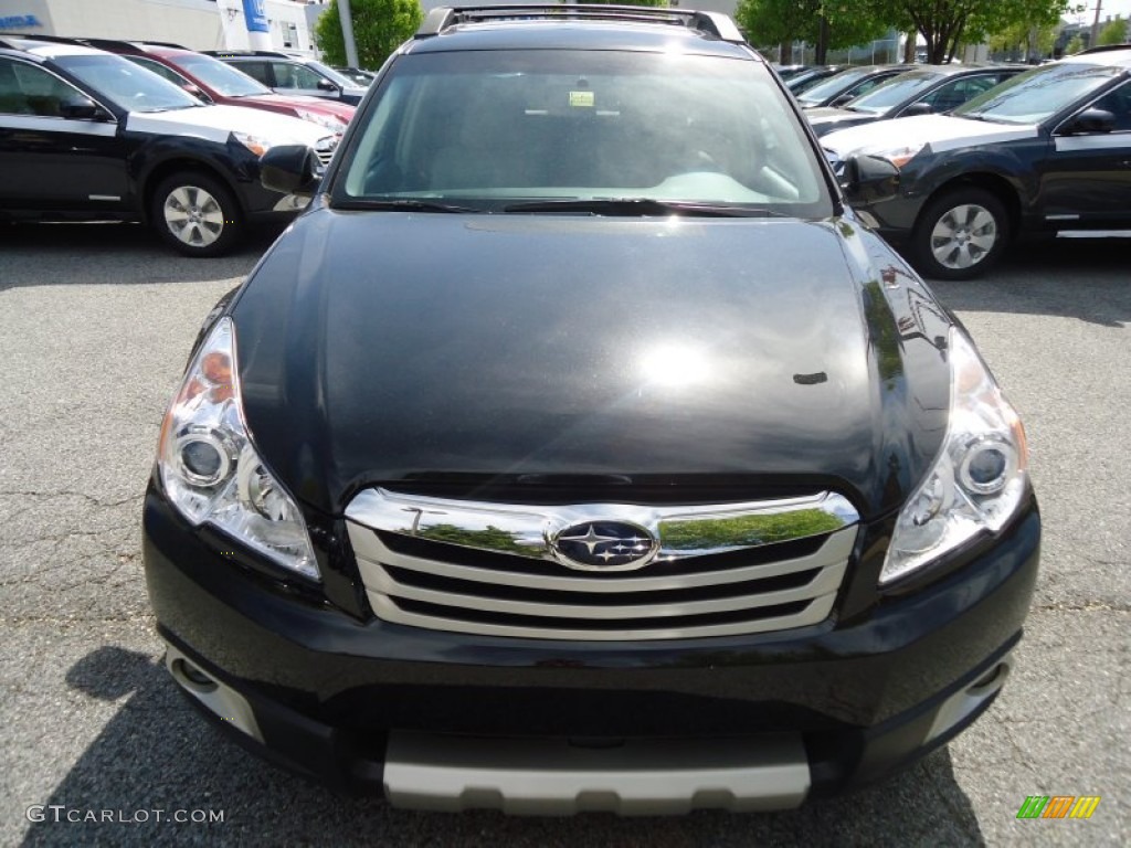 2011 Outback 2.5i Limited Wagon - Crystal Black Silica / Off Black photo #52