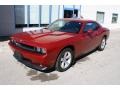 2009 Inferno Red Crystal Pearl Coat Dodge Challenger SE  photo #3