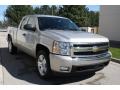 2008 Silver Birch Metallic Chevrolet Silverado 1500 LT Extended Cab 4x4  photo #1