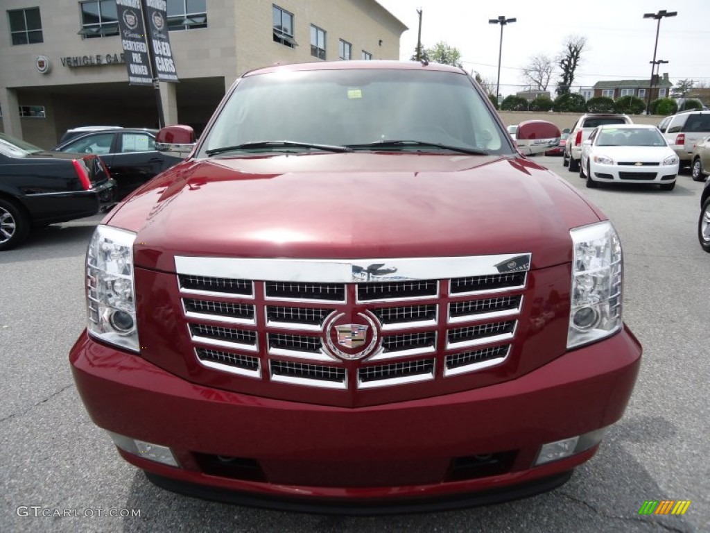 2008 Escalade AWD - Sonoma Red / Ebony photo #3