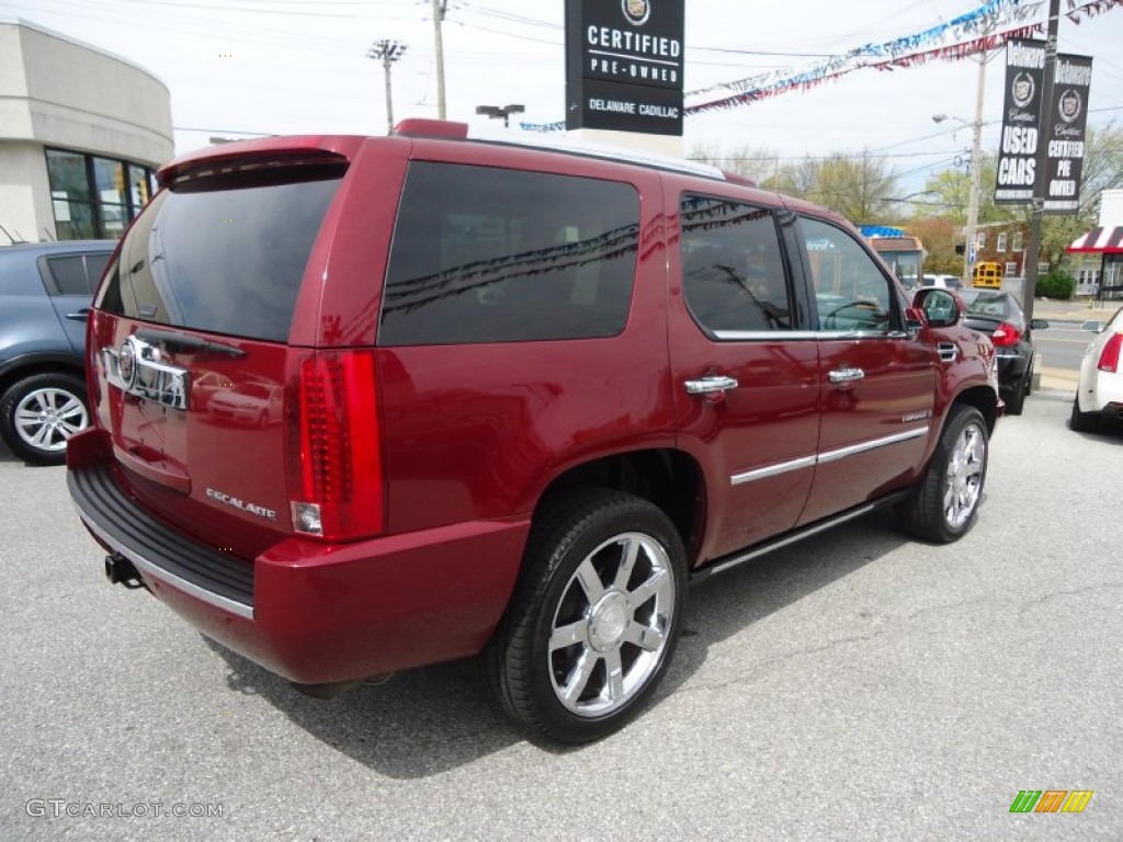 2008 Escalade AWD - Sonoma Red / Ebony photo #6