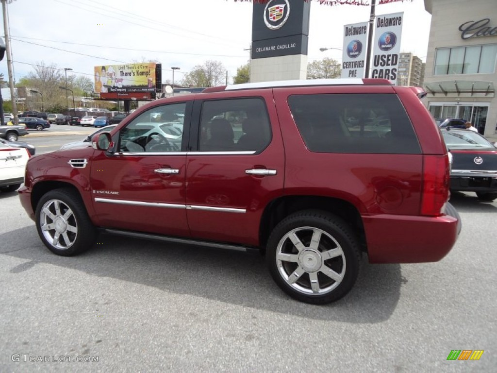 2008 Escalade AWD - Sonoma Red / Ebony photo #9