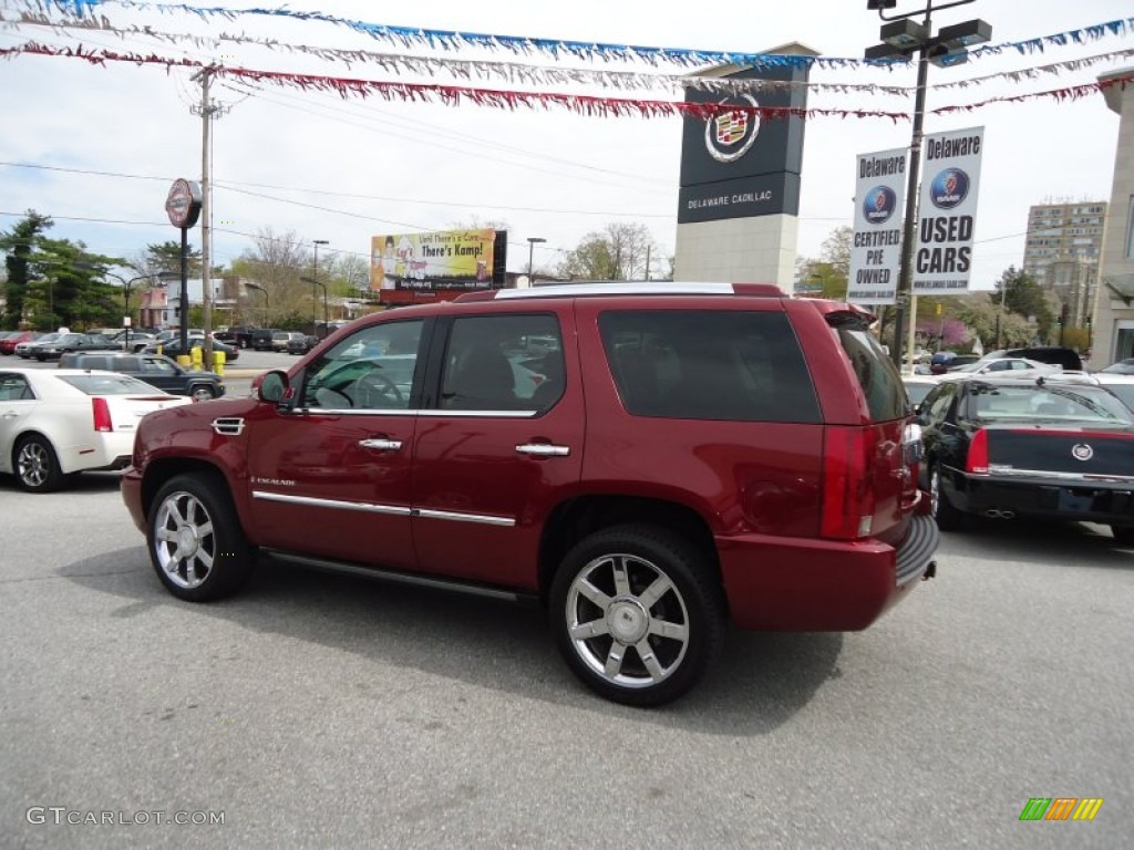 2008 Escalade AWD - Sonoma Red / Ebony photo #56