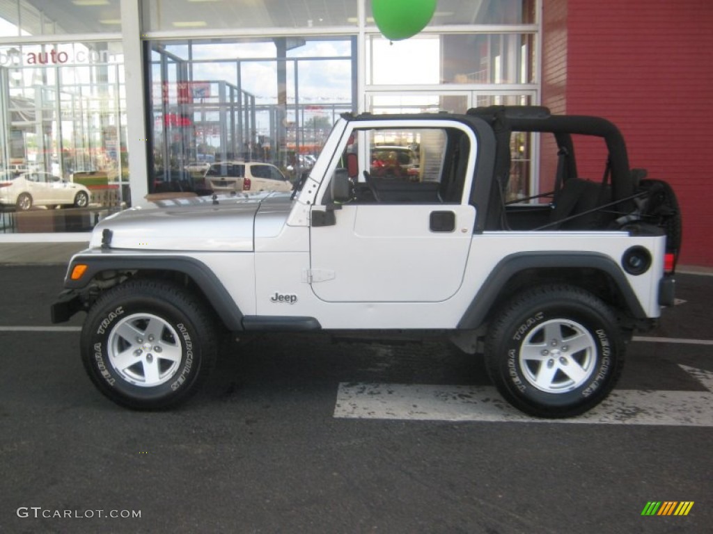 2006 Wrangler X 4x4 - Bright Silver Metallic / Dark Slate Gray photo #2