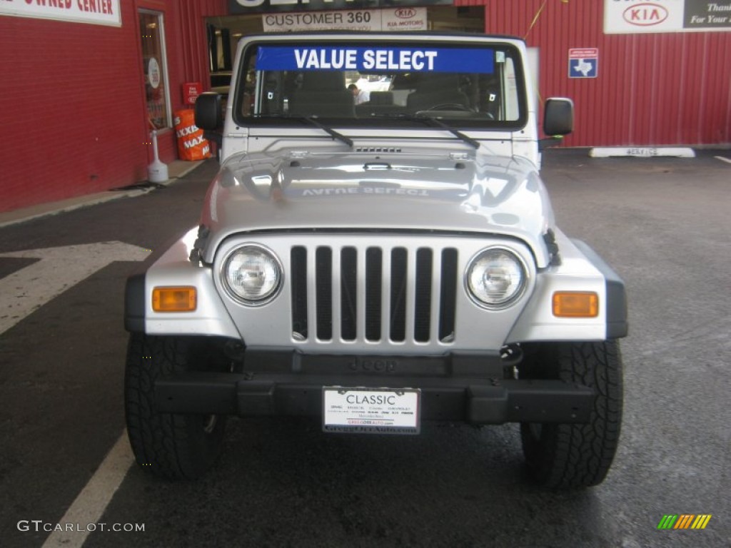 2006 Wrangler X 4x4 - Bright Silver Metallic / Dark Slate Gray photo #7