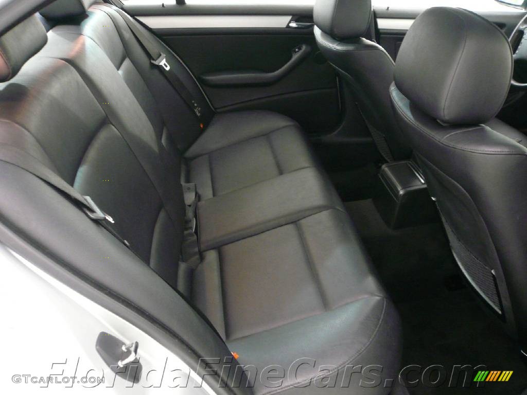 2001 3 Series 330i Sedan - Titanium Silver Metallic / Black photo #14