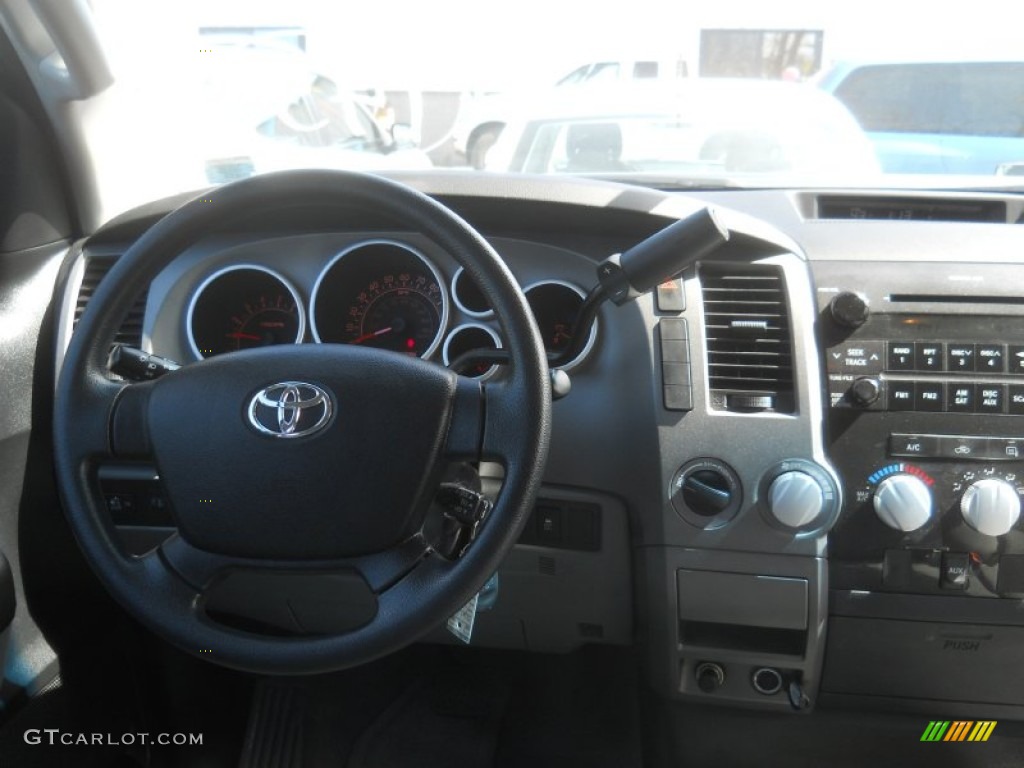 2010 Tundra Double Cab 4x4 - Slate Gray Metallic / Graphite Gray photo #4