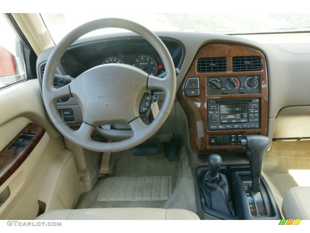 1998 Pathfinder LE 4x4 - Red Pearl Metallic / Blond photo #19